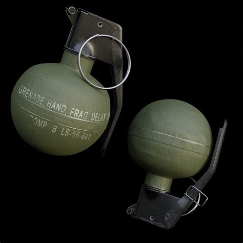 ArtStation - M67 frag grenade