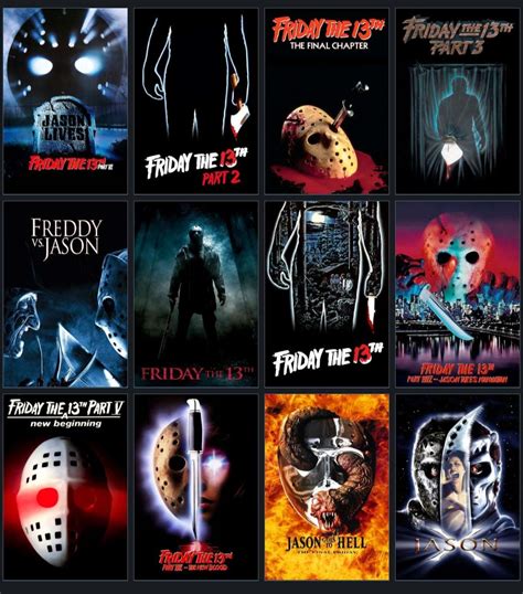 My ranking of Friday The 13th movies : r/FavoriteMedia