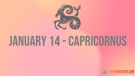 January 14 Zodiac Sign Capricornus - Shrewd