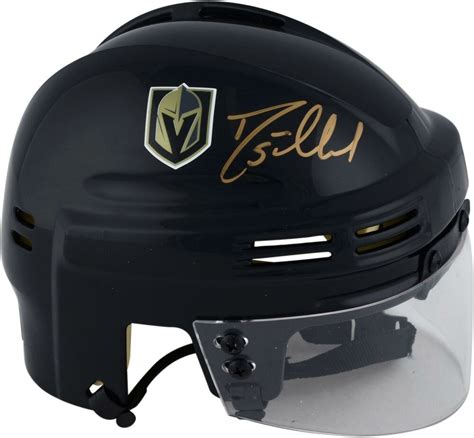 Deryk Engelland Vegas Golden Knights Autographed Black Mini Helmet ...