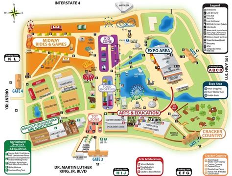 Florida State Fairgrounds Map - Road Map Of The United States