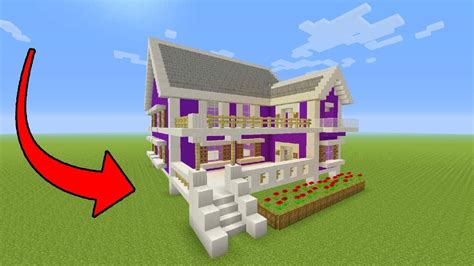 Minecraft Tutorial: How To Make A Suburban House - 12 - YouTube