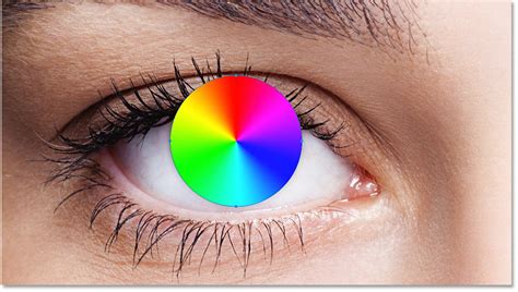 Create Rainbow Eye Colors in Photoshop