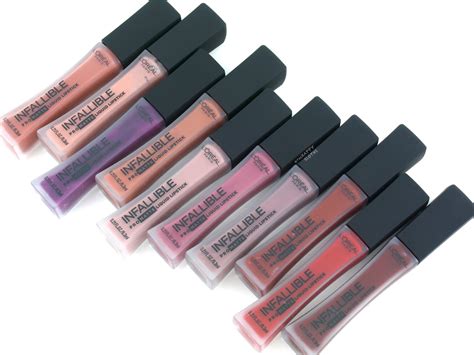 L'Oreal Infallible Pro Matte Liquid Lipsticks: Review and Swatches | The Happy Sloths: Beauty ...