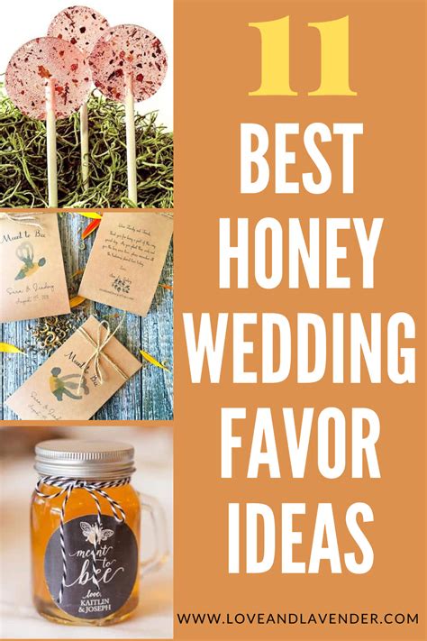 11 Honey Wedding Favors to Sweeten the Day - Love & Lavender | Honey ...