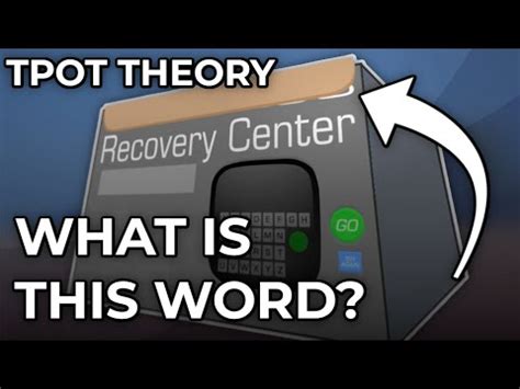 What Is the Recovery Center Hiding? - TPOT 2 Theory/Speculation - YouTube