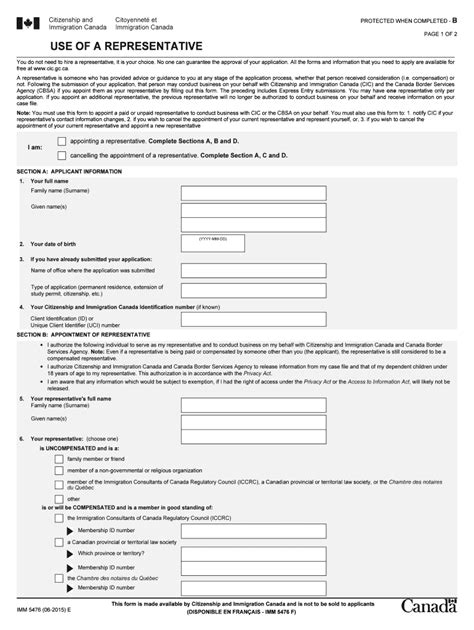 Canadian Visa Application Form Printable - Printable Forms Free Online