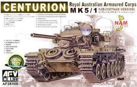 Centurion Mk V/I RAAC Tank Vietnam 1/35 AFV Club (AFV35100)