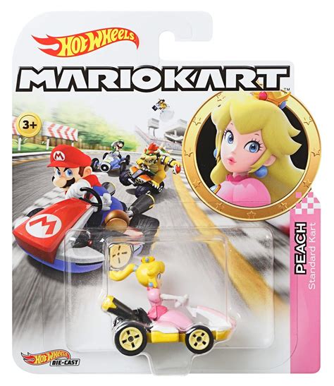 Buy Hot Wheels Mario Kart Characters and Karts as Hot Wheels 1:64 Die ...