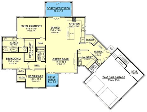 4 Bedroom House Plans Open Concept - Nada Home Design