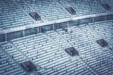 Premium Photo | Empty soccer football stadium