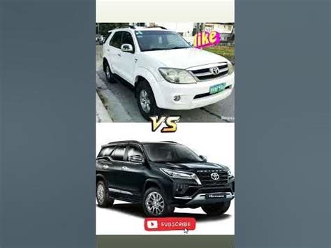 old fortuner vs new fortuner - YouTube