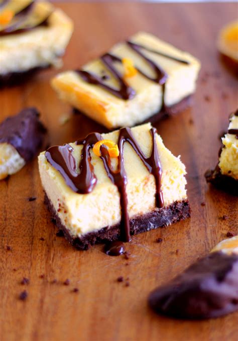 Chocolate Orange Cheesecake Bars - StrictlyDelicious