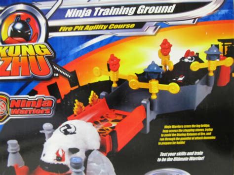 Kung Zhu Ninja Warriors Ninja Training Ground Fire Pit Agility Course | eBay