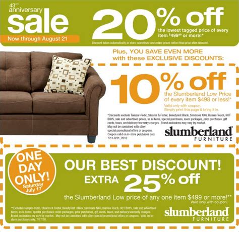 See Me Save: Slumberland coupon