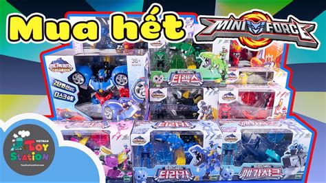 Làm theo request, Anhktay mua hết Miniforce Biệt Đội Siêu Nhân Nhí Khủng Long ToyStation 513 ...