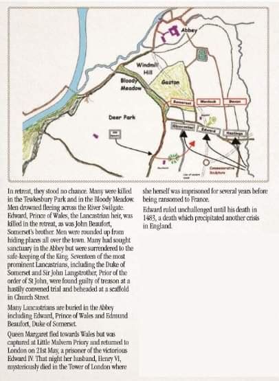 Maps: Battle of Tewkesbury - The Wars of the Roses