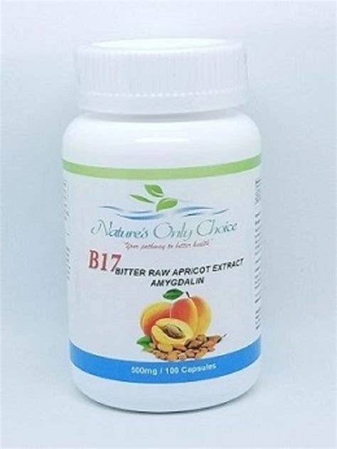 vitamin B17 500MG | NaturesOnlyChoice, Vitamin B17, Natural Dietary Suppliments