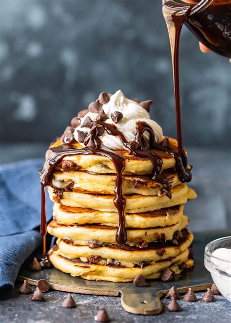 The Best Pancakes with Chocolate Syrup - Home, Family, Style and Art Ideas