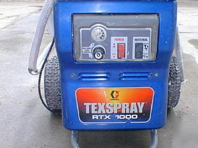 Graco texspray rtx 1000 texture sprayer