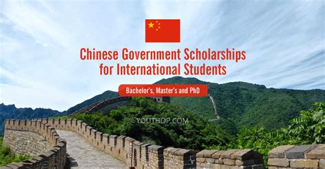 Chinese Government Scholarships 2017-2018 for International Students in China - Youth Opportunities