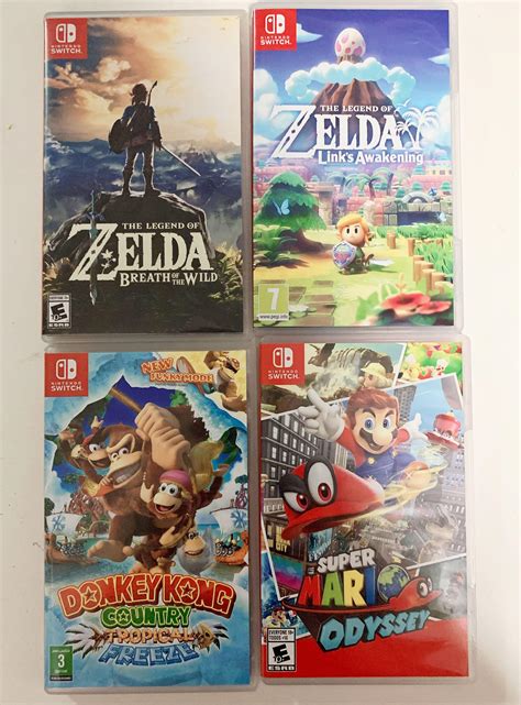 Zelda link’s awakening, Zelda BOTW, Super Mario Odyssey, Donkey Kong ...