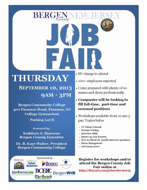 Career Fair Flyer Template Free