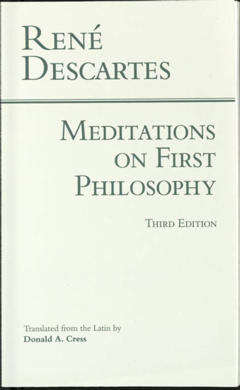 René Descartes Meditations excerpts - PHIL 333 - Studocu