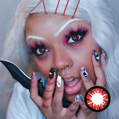 Glamor Red Halloween Contacts