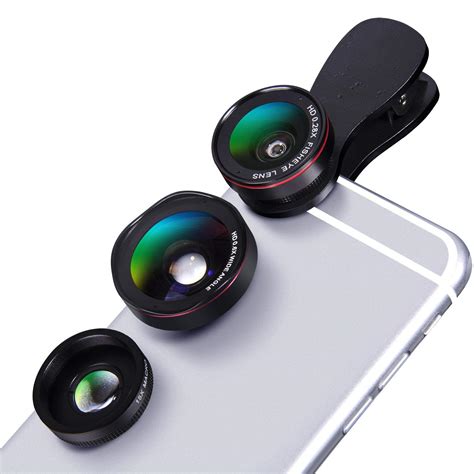 Universal Iphone Camera Lens Kit – Luxsure 3 in 1 Clip on Cell Phone ...