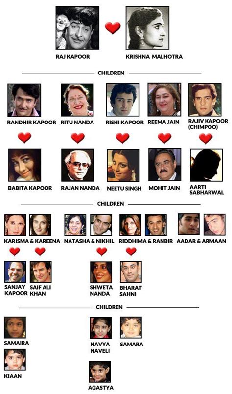 Bollywood 101: The Raj Kapoor Family Tree | Bollywood pictures, Family tree, Bollywood funny