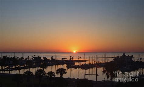 Corpus Christi Marina Sunrise Photograph by Andrea Anderegg | Fine Art ...