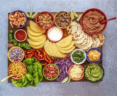 Quick and easy Mexican recipe DIY Taco Board - Mama Disrupt® | Taco dinner, Mexican food recipes ...