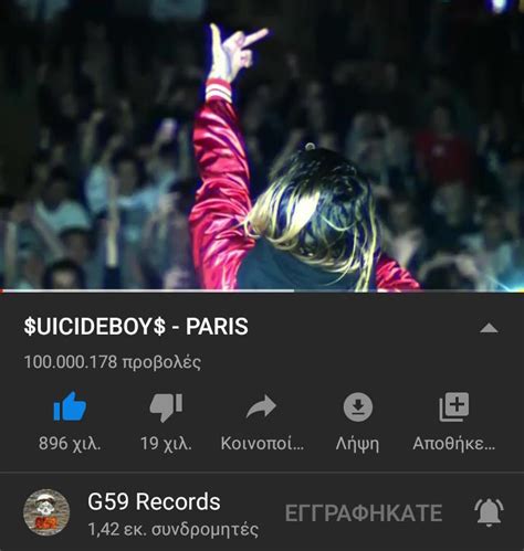 $UICIDEBOY$ - PARIS just hit 100 Million views on YouTube ...