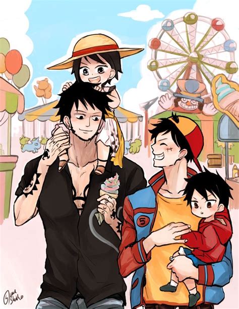 Imágenes LawLu (One Piece) - ♥Familia♥ | Comics graciosos, Luffy, Cómics