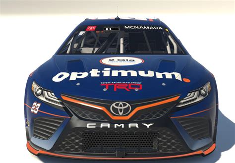 NASCAR Cup Series Next Gen Toyota Camry Team Optimum 2023 by Johnny McNamara - Trading Paints