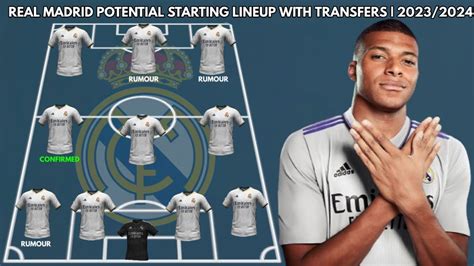 REAL MADRID POTENTIAL STARTING LINEUP WITH SUMMER TRANSFERS| TRANSFER ...