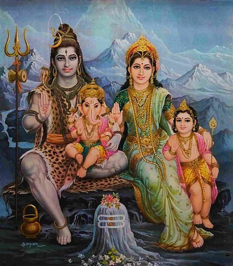 Lord Shiva Family Desktop Wallpapers