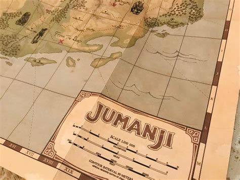 Jumanji Map: Welcome to the Jungle MAP Replica JUMANJI - Etsy UK