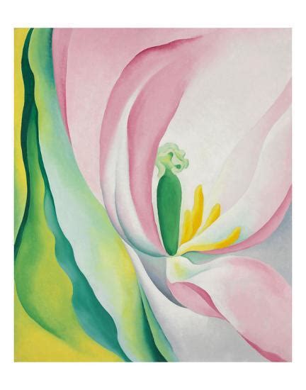 Pink Tulip, 1926 Art Print by Georgia O'Keeffe at Art.com