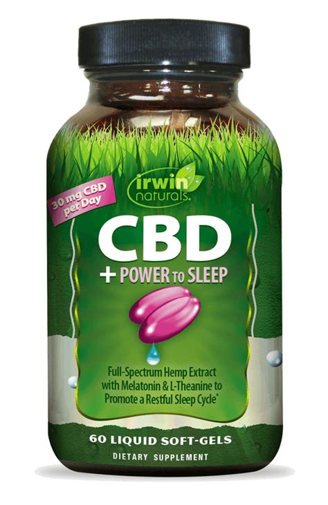 Irwin Naturals | CBD +Power to Sleep - CBD Soft Gel by Irwin Naturals