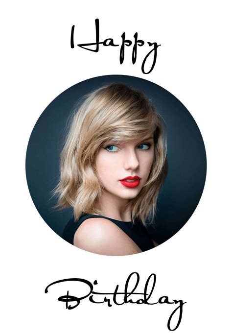 Taylor Swift Printable Birthday Cards — PRINTBIRTHDAY.CARDS