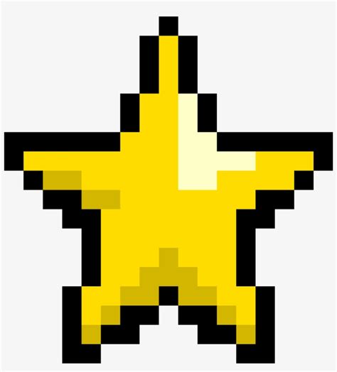 Star - Super Mario Star Pixel - 4400x4800 PNG Download - PNGkit