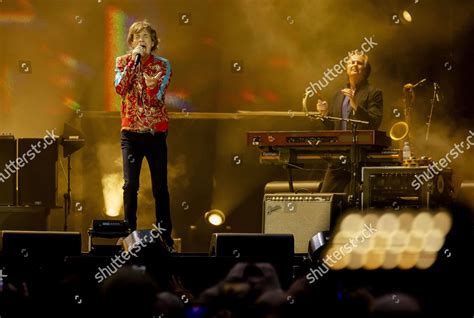 Singer Mick Jagger During Concert Rolling Editorial Stock Photo - Stock ...