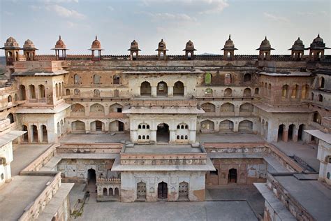 Raj Mahal Palace in Orchha Fort Photograph by Aivar Mikko