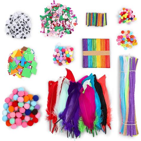 1750pcs Kids Art & Craft Supplies Assortment Set for School Projects ...