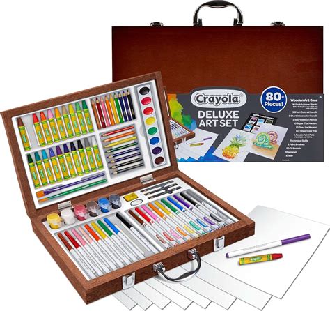 Crayola Wooden Deluxe Art Set, Arts & Crafts, Drawing Sets - Amazon Canada