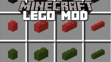 Minecraft LEGO MOD / BUILD ENDLESS ITEMS AND BUILDINGS OUT OF LEGO!! Minecraft - YouTube