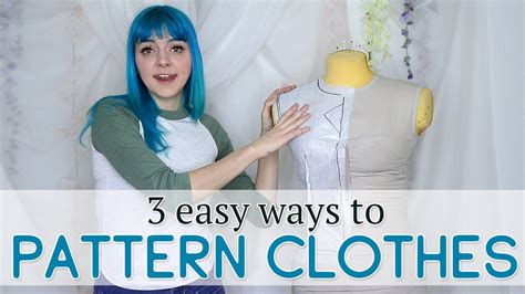 3 Easy Ways to Pattern Your Own Clothes - YouTube