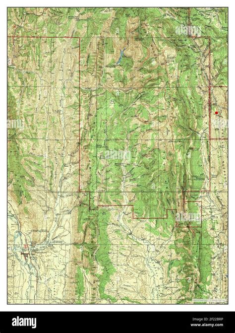 Map of cokeville wyoming Cut Out Stock Images & Pictures - Alamy